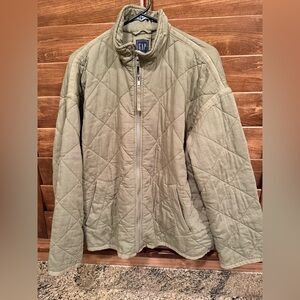GAP Quilted Green Khaki Jacket